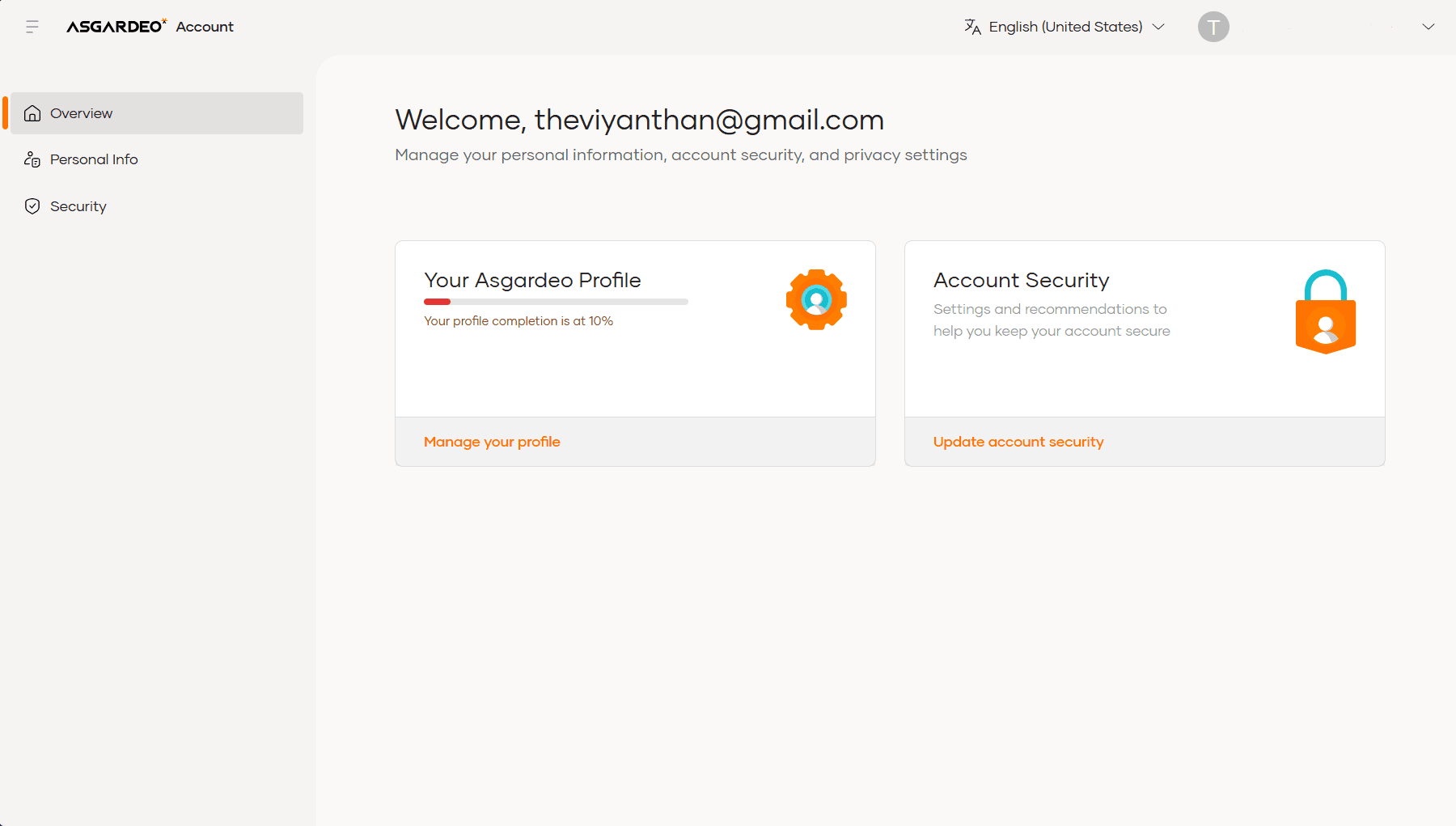 My Account: WSO2 Identity Server's User Portal
