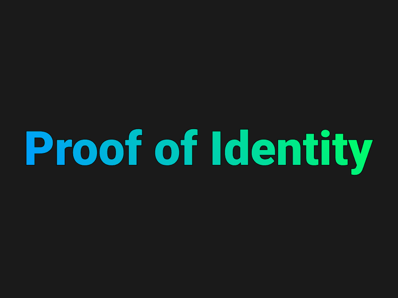 Proof of identity: A Blockchain Consensus Algorithm