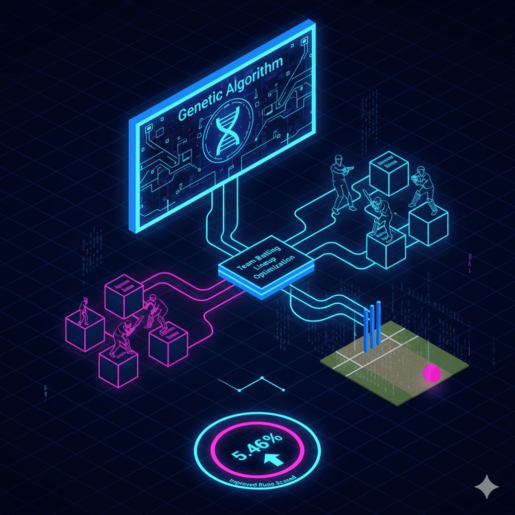 Maximizing the Runs Scored by a Team in Cricket using Genetic Algorithm